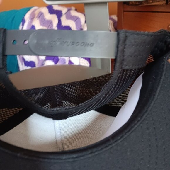 New Vtg Y2K Raise Hell Praise Dale Black Snapback Hat With Mesh Back - Picture 4 of 7